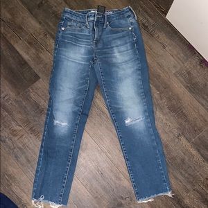 Mossimo high rise straight jeans